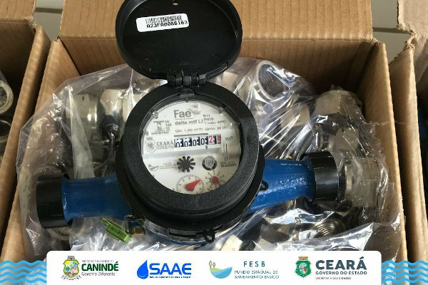 SAAE de Canindé anuncia aquisição de Hidrômetros.