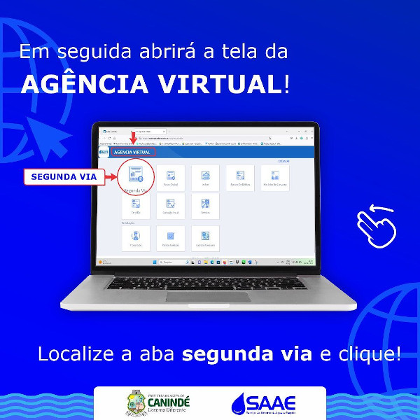 Emita a segunda via da sua fatura! É fácil e rápido.