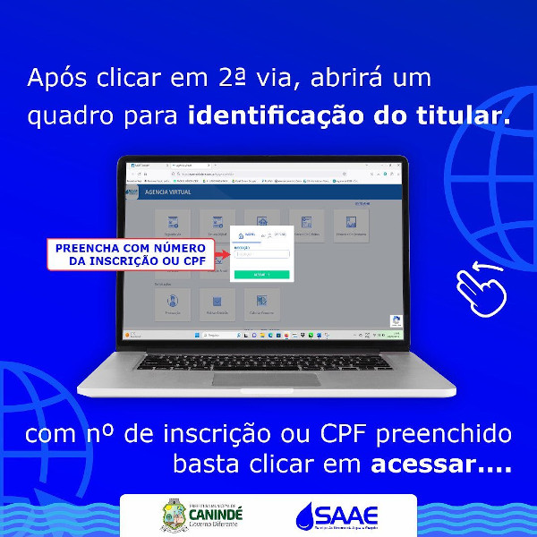 Emita a segunda via da sua fatura! É fácil e rápido.