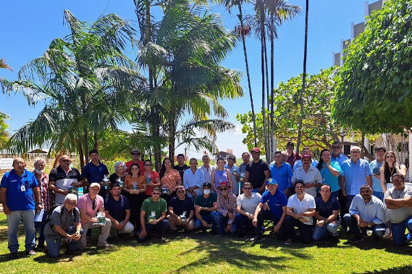 Forto dos servidores do Saae que participaram da 86ª Reunião Ordinária e 4ª Capacitação do CBH/CURU.