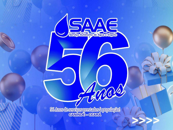 SAAE comemora aniversário de 56 anos.