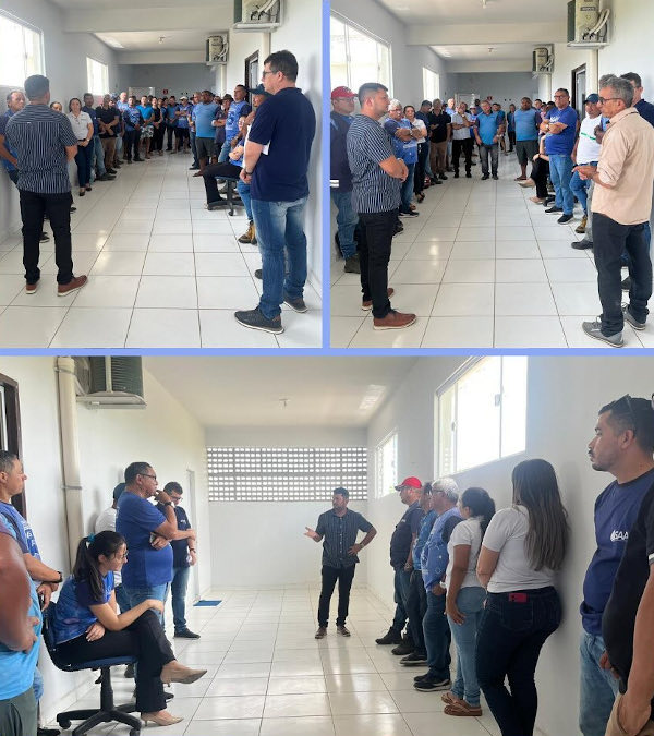 Maykon Felipe assume a presidência do Saae de Canindé.