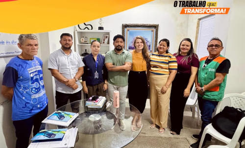 Encontro entre a Secretaria Municipal de Saúde, a Coordenação da Atenção à Saúde e o Serviço Autônomo de Água e Esgoto.