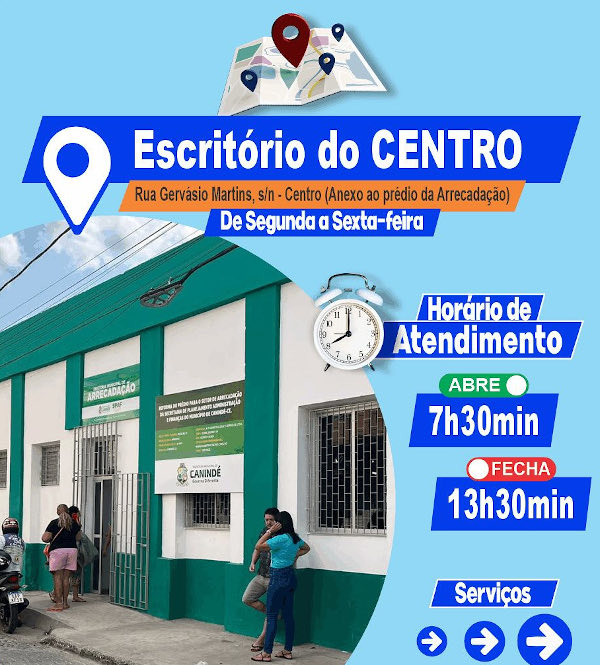 Confira nossos horários e serviços do nosso Escritório de atendimento do Centro!