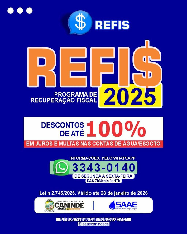 Refis - Programa de Recuperação Fiscal 2025.
