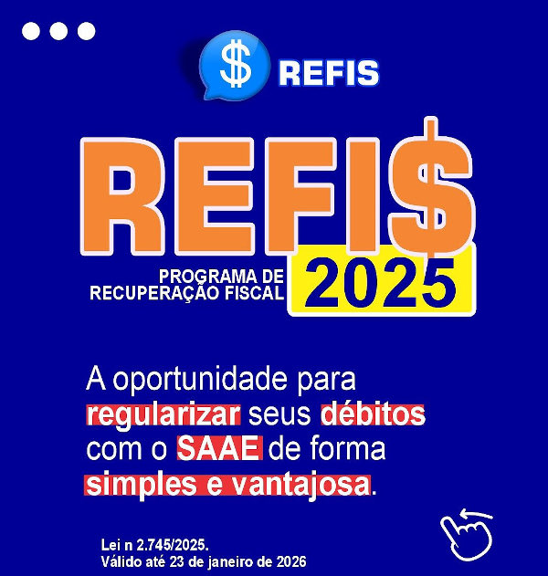 Refis - Programa de Recuperação Fiscal 2025.