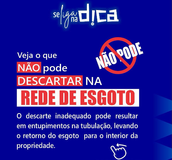 Veja o que não pode descartar na rede de esgoto.