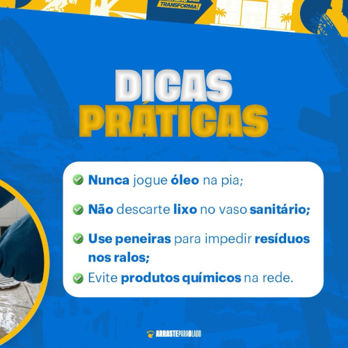 Pequenas atitudes dentro de casa fazem uma grande diferença para toda a cidade!
