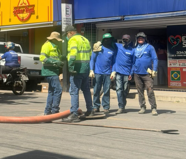 SAAE de Canindé, com apoio da CAGECE, realiza manutenção preventiva e corretiva no sistema de esgotamento SANEAR.
