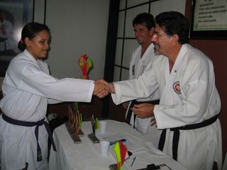 Exame de Faixa da Askaja -Projeto Karate na Comunidade - Foto 46