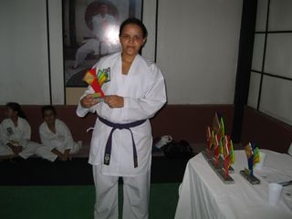 Exame de Faixa da Askaja -Projeto Karate na Comunidade - Foto 47