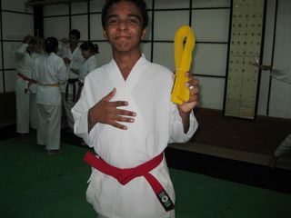 Exame de Faixa da Askaja -Projeto Karate na Comunidade - Foto 81
