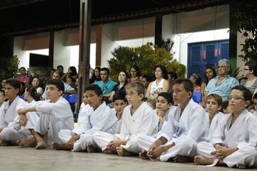 Exame de Faixa do Projeto Karate na Comunidade - Foto 16