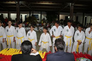 Exame de Faixa do Projeto Karate na Comunidade - Foto 204