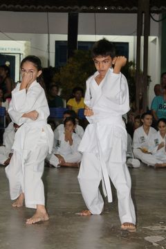 Exame de Faixa do Projeto Karate na Comunidade - Foto 49