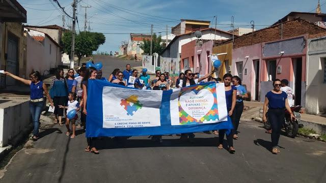 caminhada pela cosncientiza&ccedil;&atilde;o do autismo