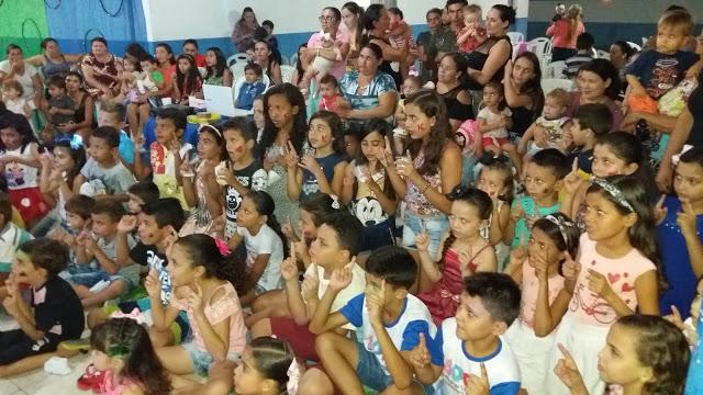 festa para as crian&ccedil;as do SCFV e do crian&ccedil;a feliz