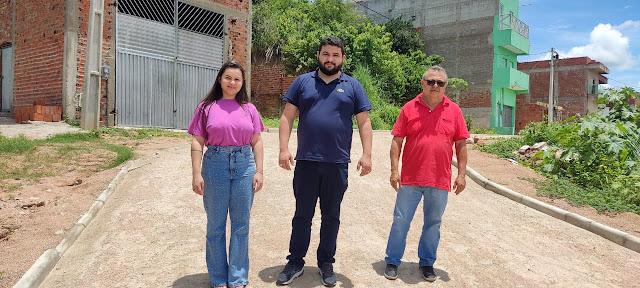 Ruas s&atilde;o pavimentadas no bairro Boa Vista