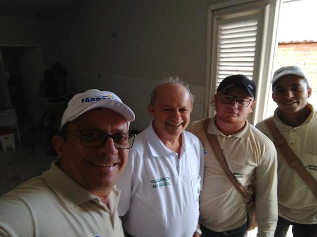 supervisor de Endemias da 20&deg; CRES se despede de Tarrafas