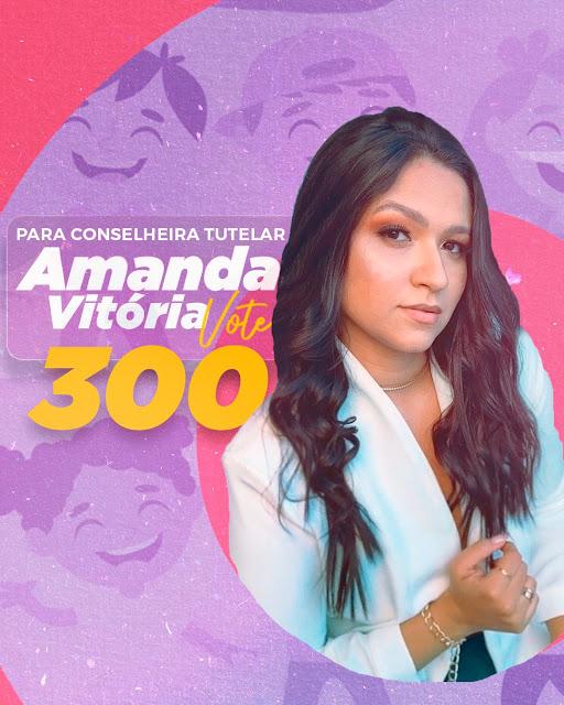 Foto da candidata Amanda Vit&oacute;ria.