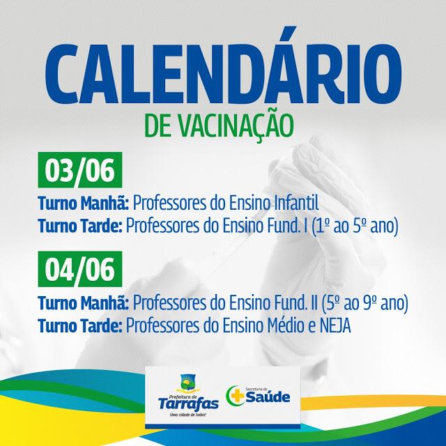 Calend&aacute;rio de vacina&ccedil;&atilde;o