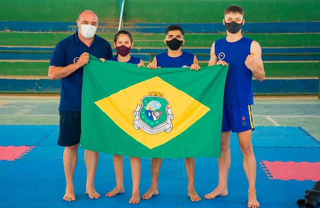 Atletas viajam pra Bras&iacute;lia, participar do 31&ordm; Campeonato Brasileiro de Kung Fu Wushu, representando o Estado do Cear&aacute;.