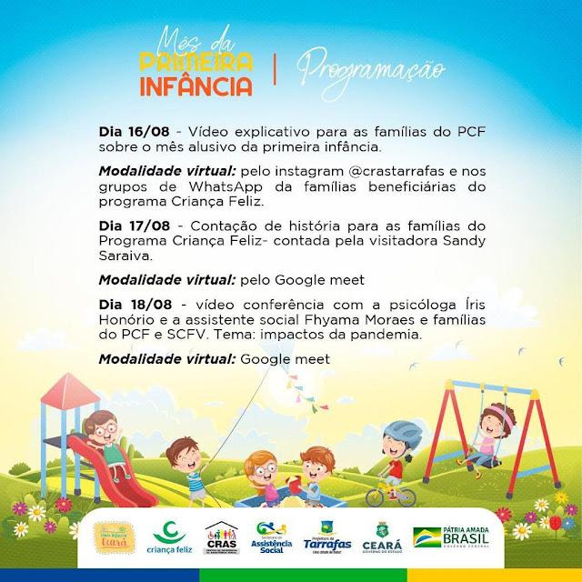 Programa&ccedil;&atilde;o da semana alusiva a Primeira Inf&acirc;ncia.