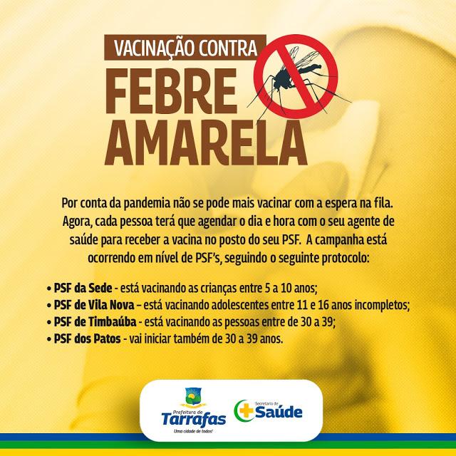 Foto da vaina&ccedil;&atilde;o ontra a febre amarela