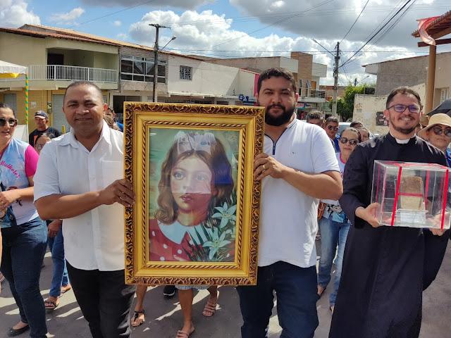 Relíquia da Menina Benigna chega a cidade de Tarrafas