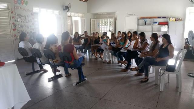 orientadoras participam do planejamento