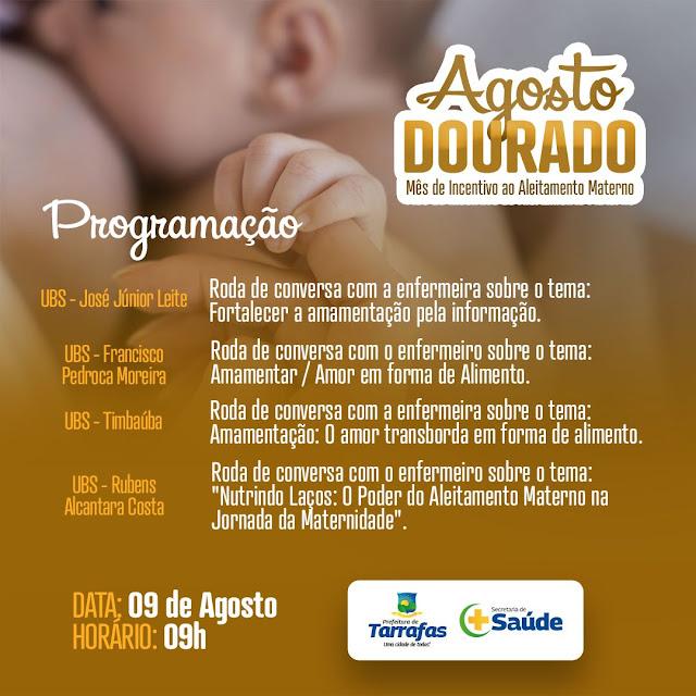Programa&ccedil;&atilde;o do Agosto Dourado.