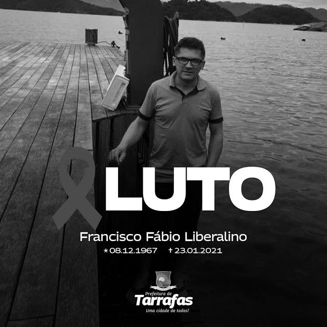 Nota de pesar de Francisco F&aacute;bio Liberalino