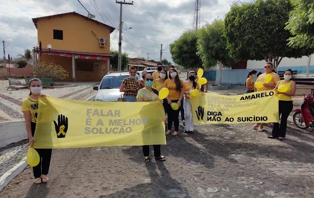 Tarrafas realiza caminhada do setembro amarelo.