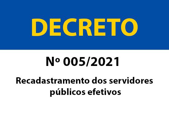 Recadastrametno dos servidores p&uacute;blicos