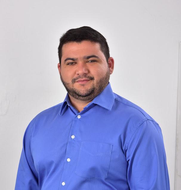 Foto do prefeito de Tarrafas Taiano Martins