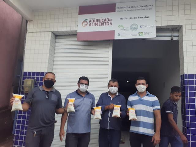 PAA-leite chega a Tarrafas para ajudar na segurança alimentar de famílias carentes