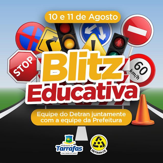 Blitz Educativa nos pr&oacute;ximos dias 10 e 11.