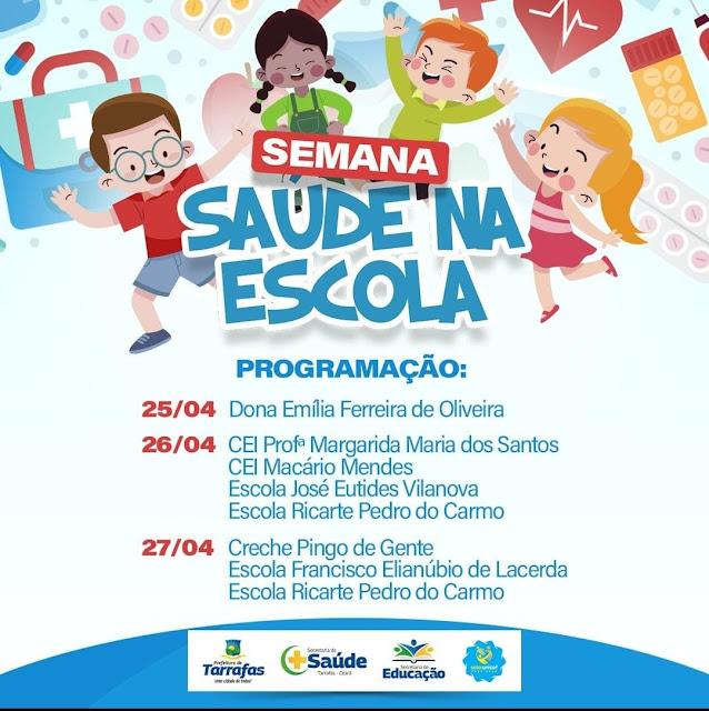 Semana de Saúde na Escola vem ocorrendo com sucesso