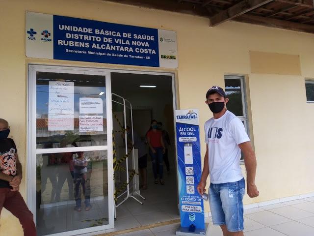 Secretaria de Sa&uacute;de instala totens em pontos de aglomera&ccedil;&atilde;o