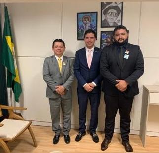 Prefeito Taiano Martins foi a Brasília e volta esperançoso