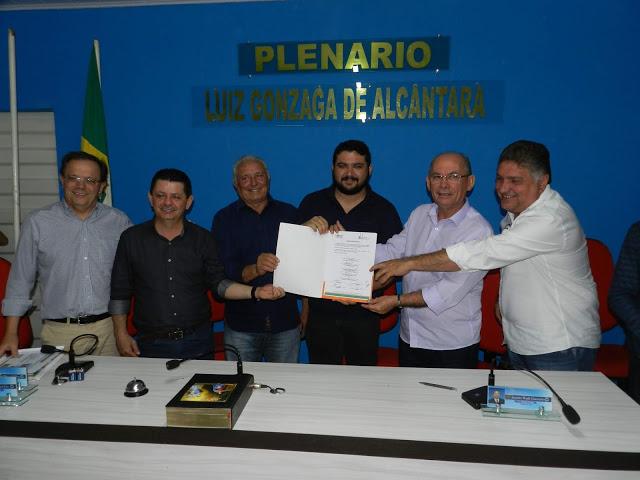 Assinatura da ordem de servi&ccedil;o da estrada Tarrafas - Juc&aacute;s