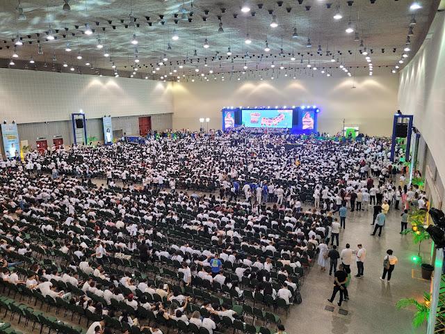 Prefeito Taiano Martins participa da solenidade de lançamento do Programa Pé de Meia.