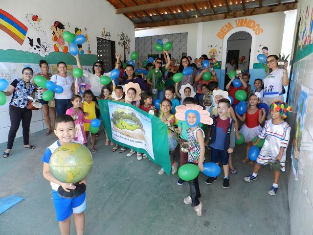 caminhada do meio ambiente