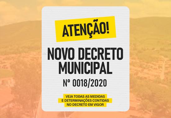 Novo decreto prorroga medidas at&eacute; dia 31/05/2020