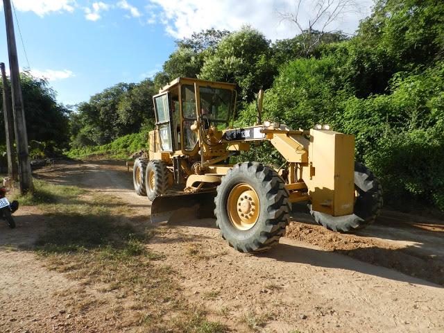 Patrolamento da estrada da Varzinha