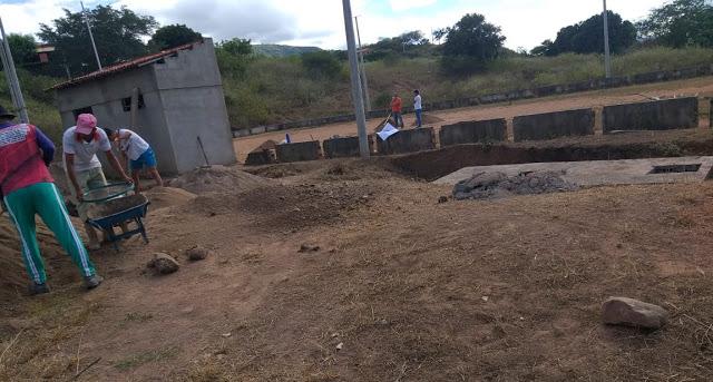 Trabalhos para constru&ccedil;&atilde;o da Areninha foram reiniciados