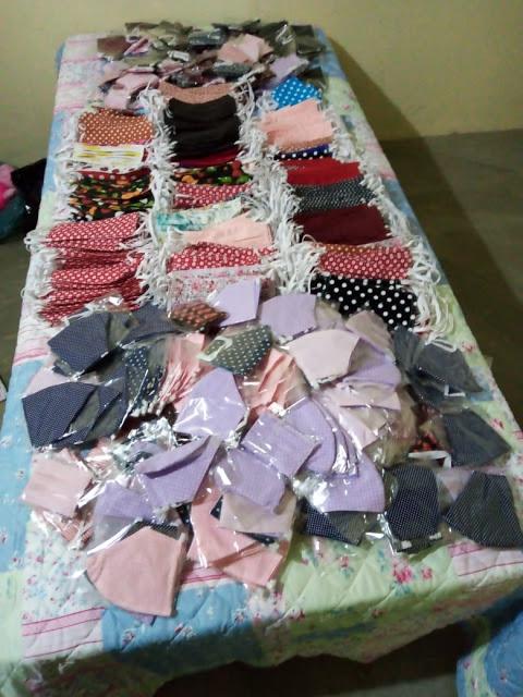 Come&ccedil;ou a distribui&ccedil;&atilde;o de m&aacute;scaras a pessoas carentes