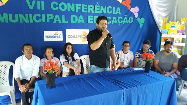 Prefeito Taiano palestrando na confer&ecirc;ncia