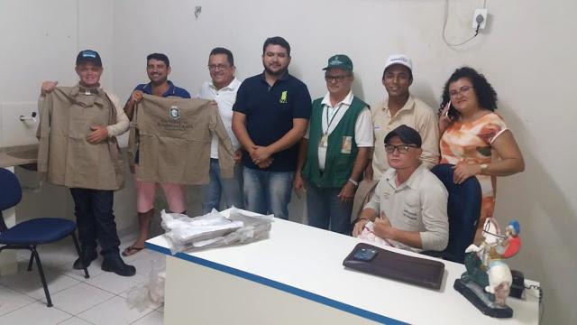 novo fardamento da equipe de emdemias