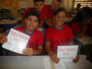 Alunos da cidade de Tarrafas.